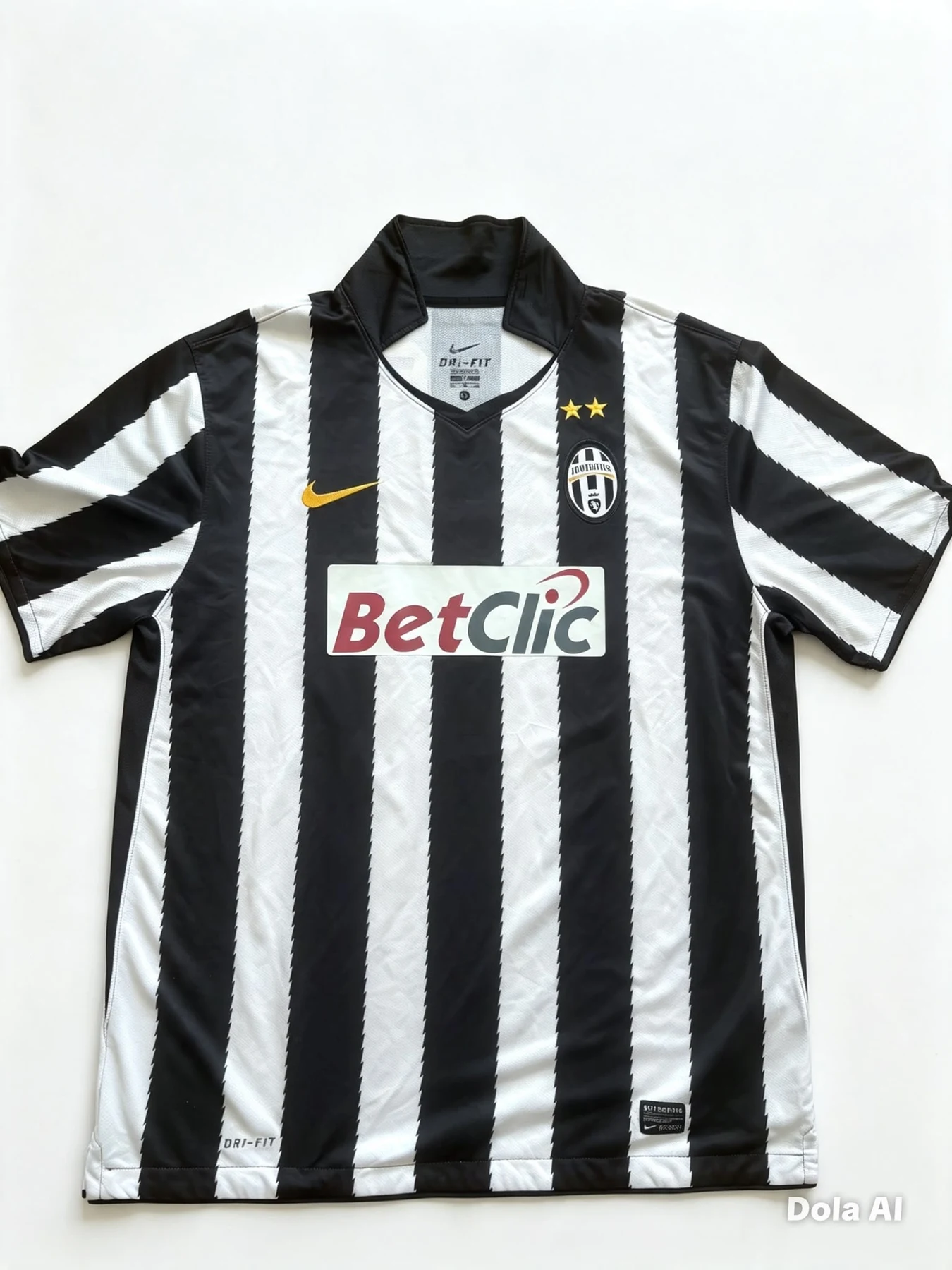 Juventus 2010/11 Del Piero Shirt — front-betclic sponsor