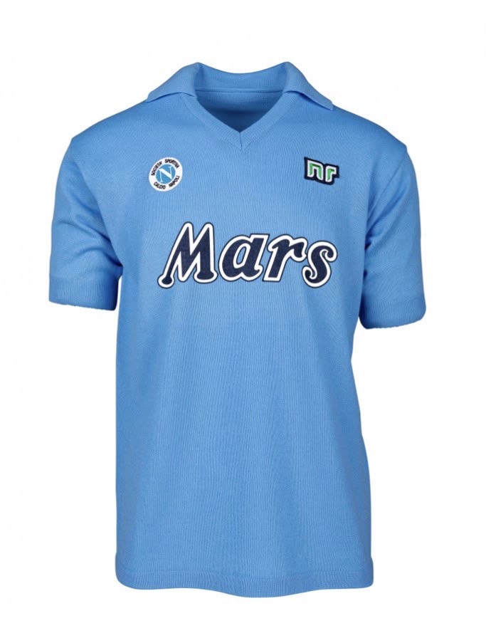 Napoli Mars Blue No. 10 Shirt — front