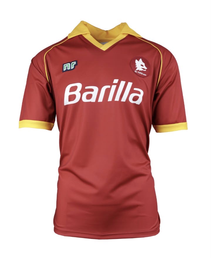 AS Roma Barilla Red No. 7 Shirt — front